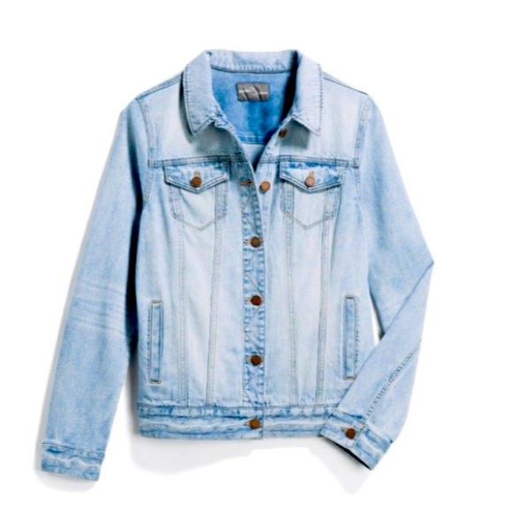 market and spruce camila boyfriend denim jacket